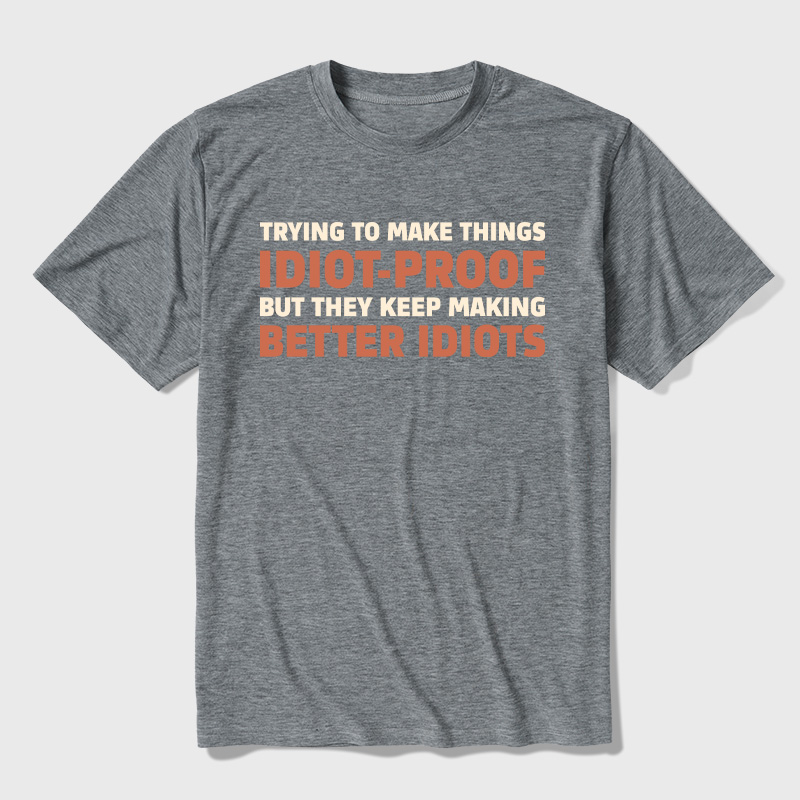 Idiot-Proof Paradox Ultra Soft Heather Tee