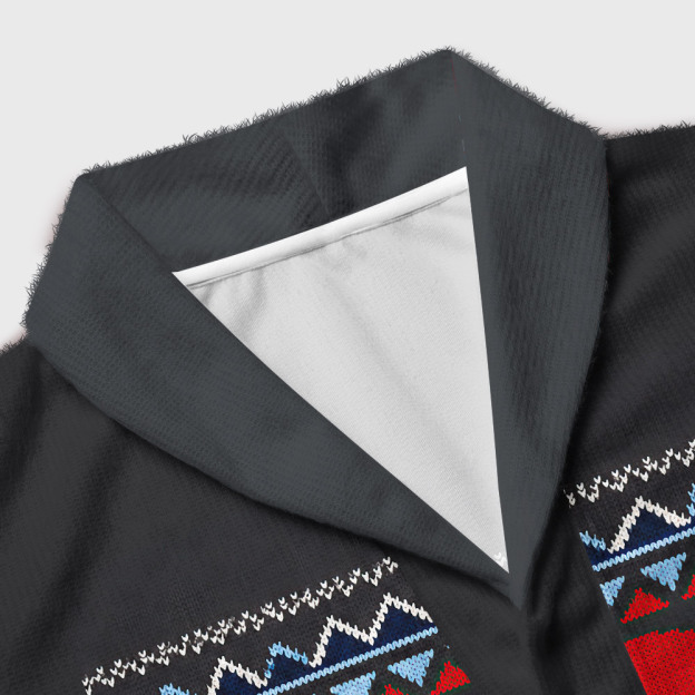 Top Gun Wave Geek Shawl Collar Cardigan