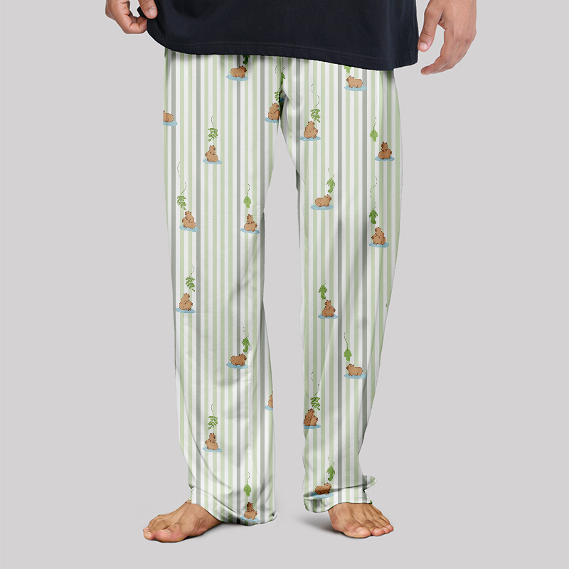 Capybara Snack Lure Geek Loungewear Pants