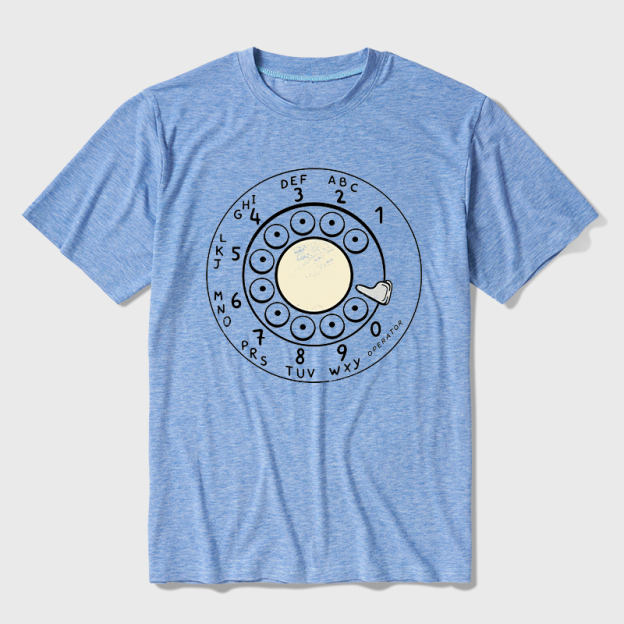Rotary Dial Vintage Ultra Soft Heather Tee