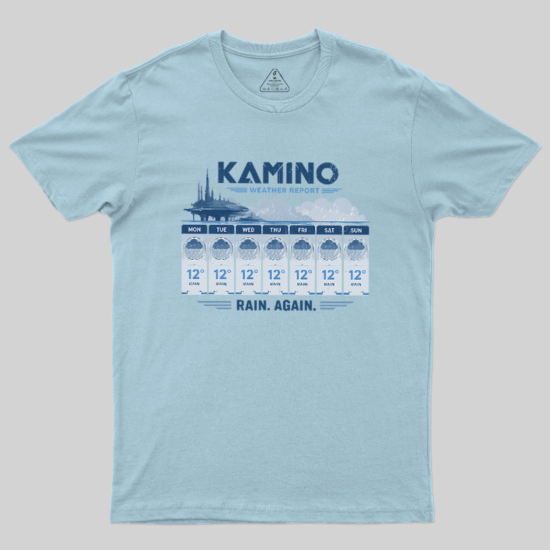 Kamino Rain Report Geek T-Shirt