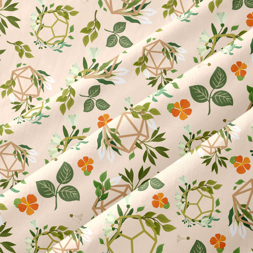 Plant DND Dice Off White Button Up Pocket Shirt