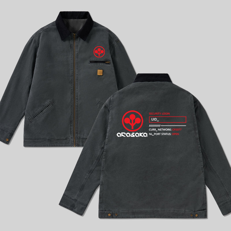 Geeksoutfit Arasaka Security Classic Work Jacket for Sale