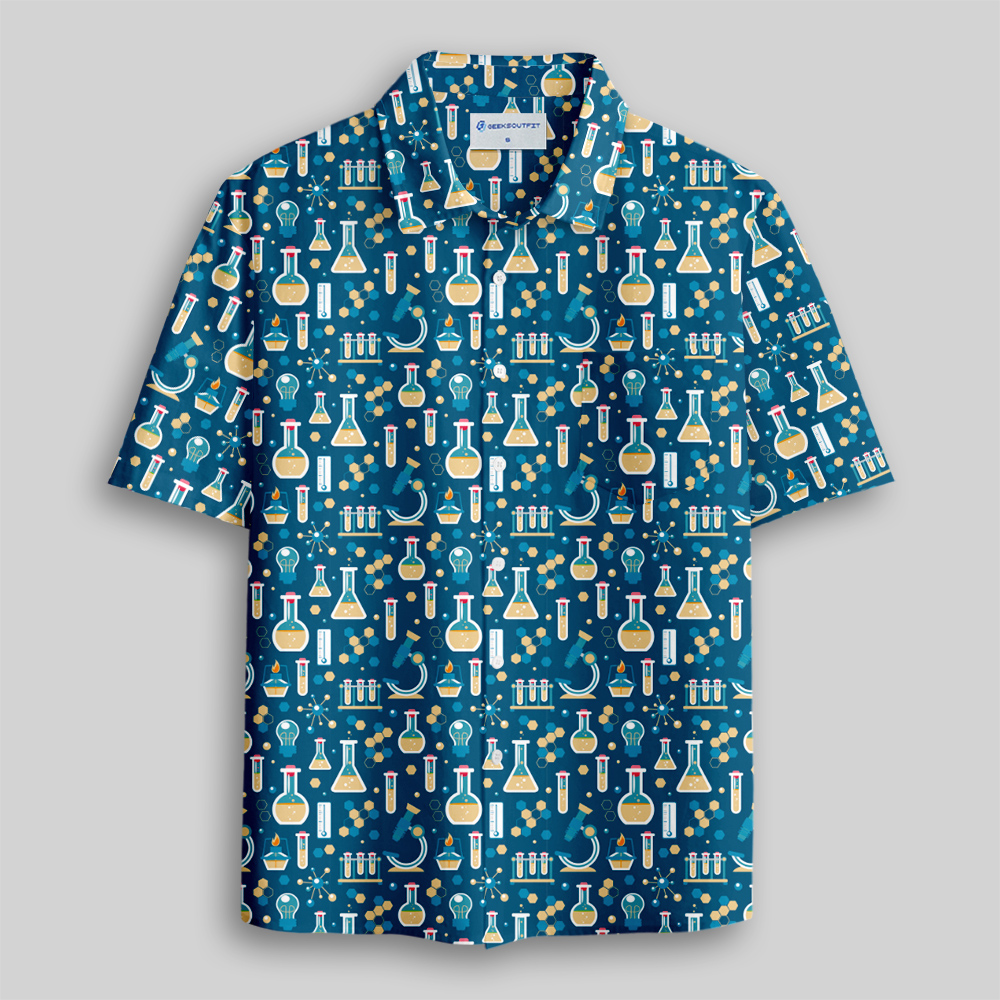 Science Lab Button Up Pocket Shirt