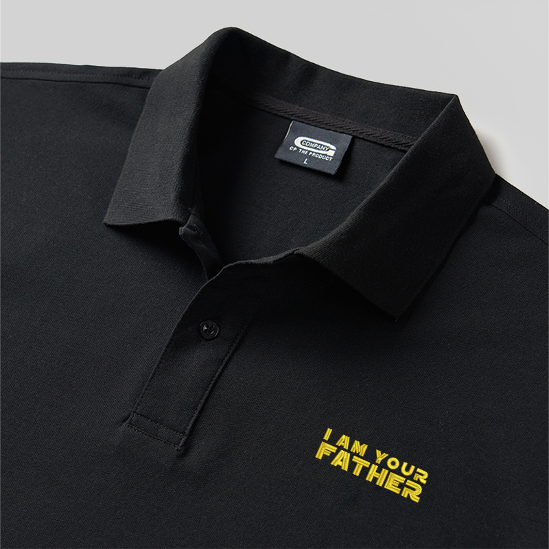 I am Your Father Geek Embroidered Polo Shirts