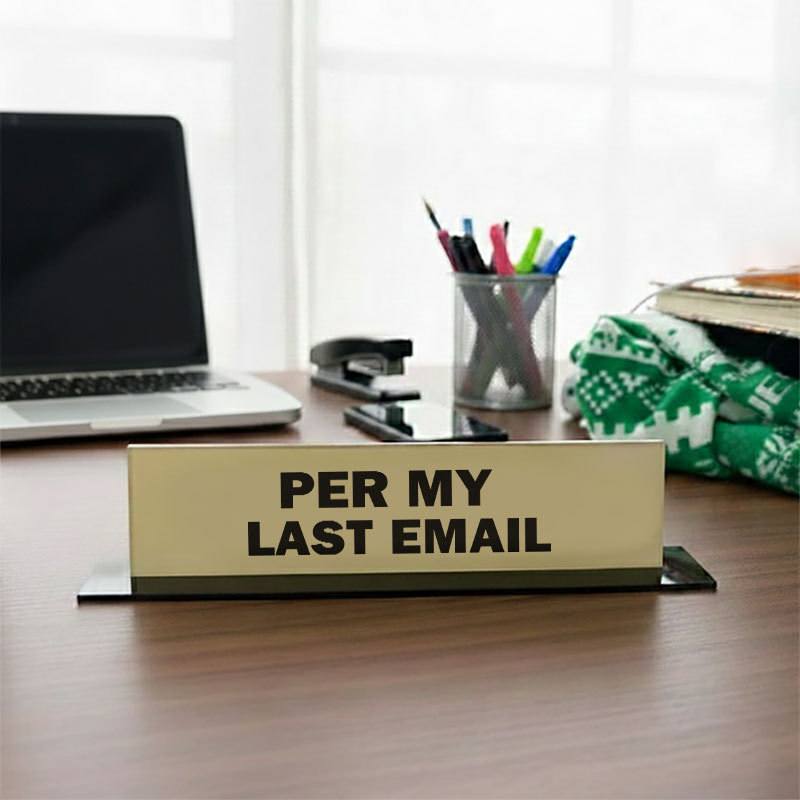 Geeksoutfit Geek Office Desk Plate for Sale