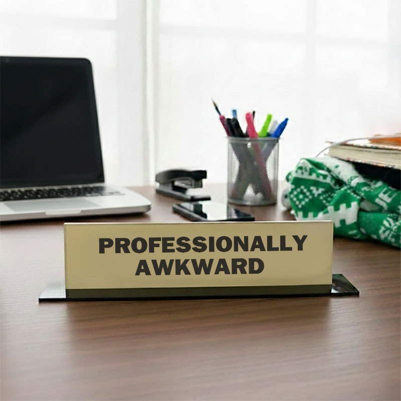 Geeksoutfit Geek Office Desk Plate for Sale