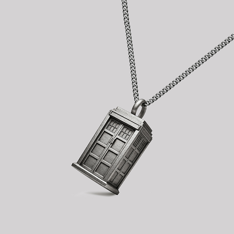 The Gate Of Time Geek Sculptural Necklace