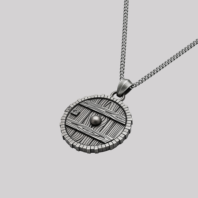 Round Door to Adventure Geek Sculptural Necklace