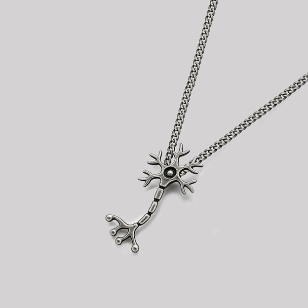 Neuron Geek Sculptural Necklace