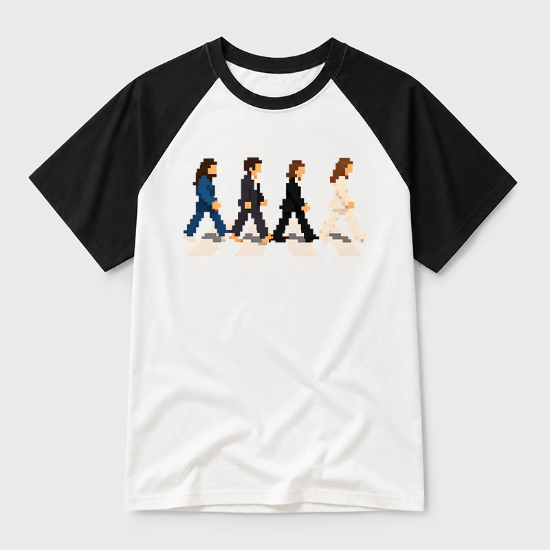 Crossing The Road Raglan T-shirt
