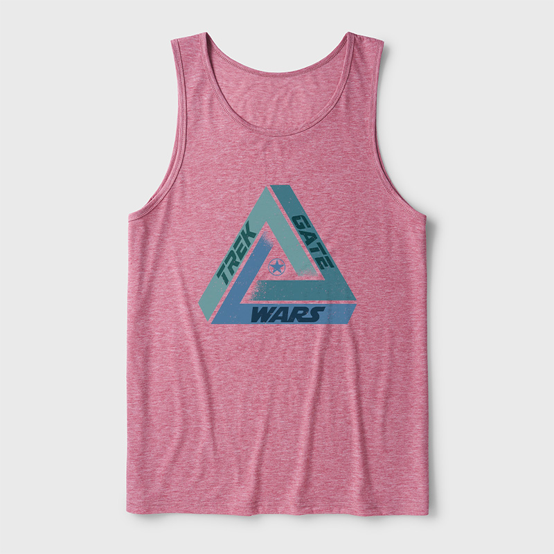 Sci-Fi Triangle Ultra Soft Heather Tank