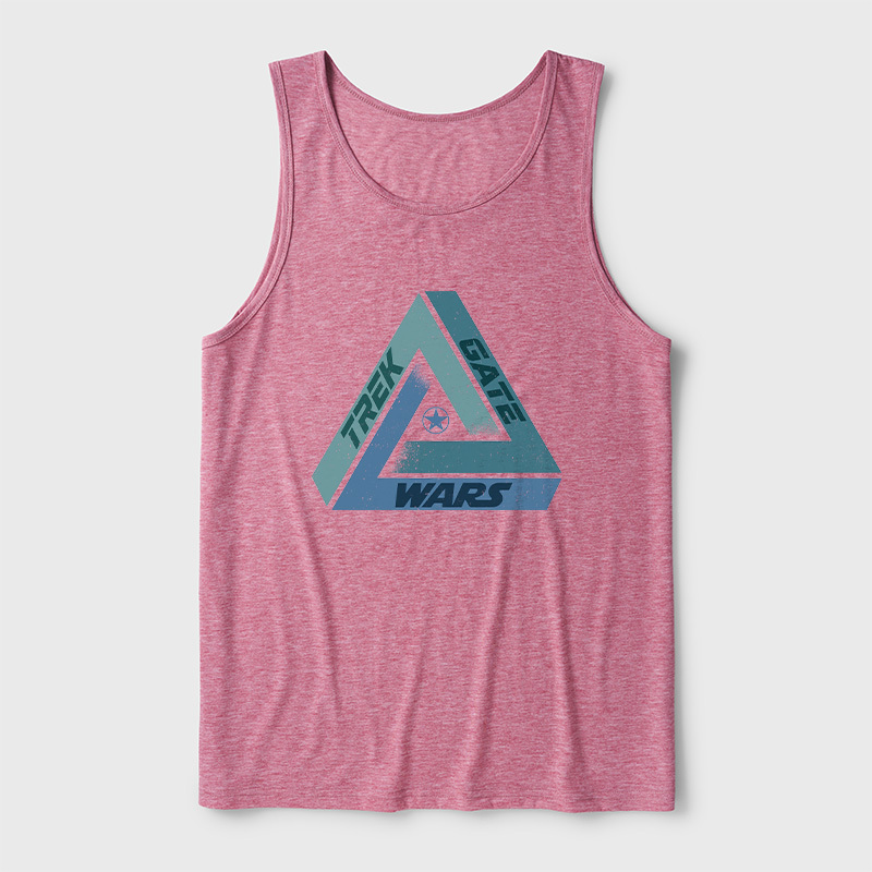 Sci-Fi Triangle Ultra Soft Heather Tank