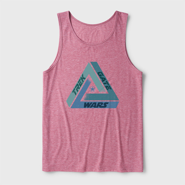 Sci-Fi Triangle Ultra Soft Heather Tank
