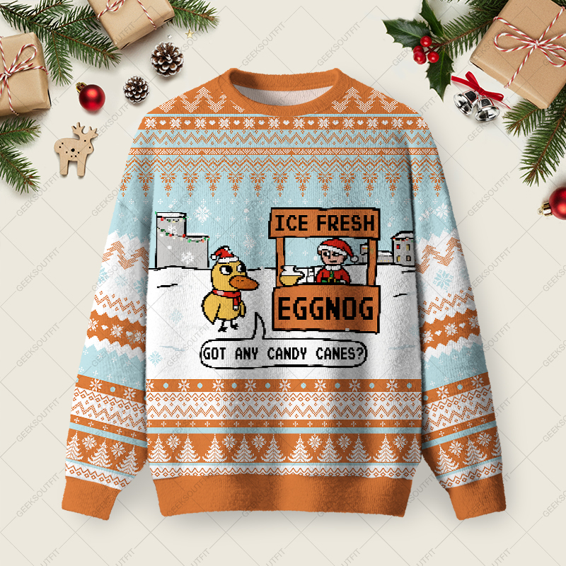 Geeksoutfit That's What I Do Ugly Christmas Fuzzy Fleece Sweatshirt for Sale