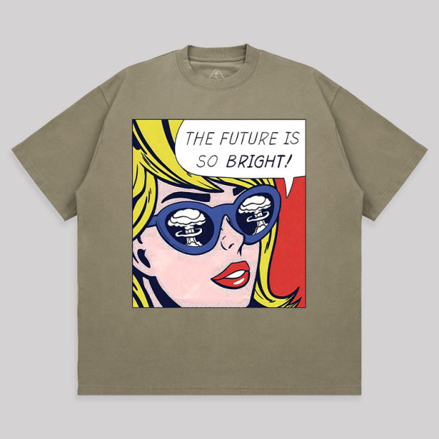 Pop Optimistic Girl Unisex Oversized T-shirt