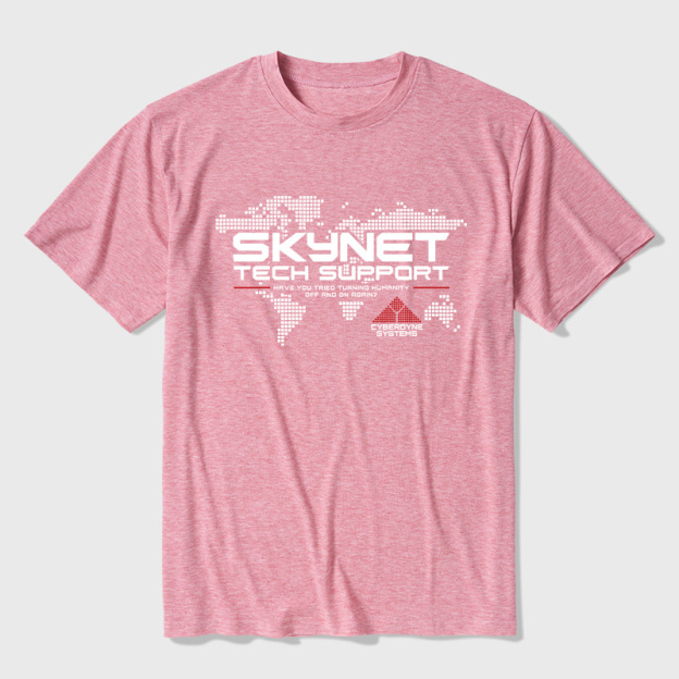 Skynet Tech Support Ultra Soft Heather Tee