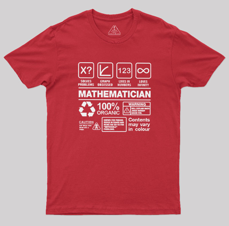 Mathematician Geek T-Shirt
