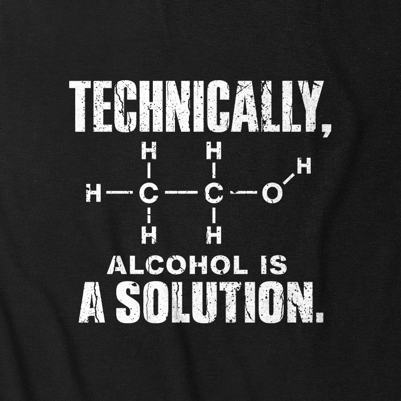 Technically Alcohol Is A Solution Ultra Soft Heather Tank