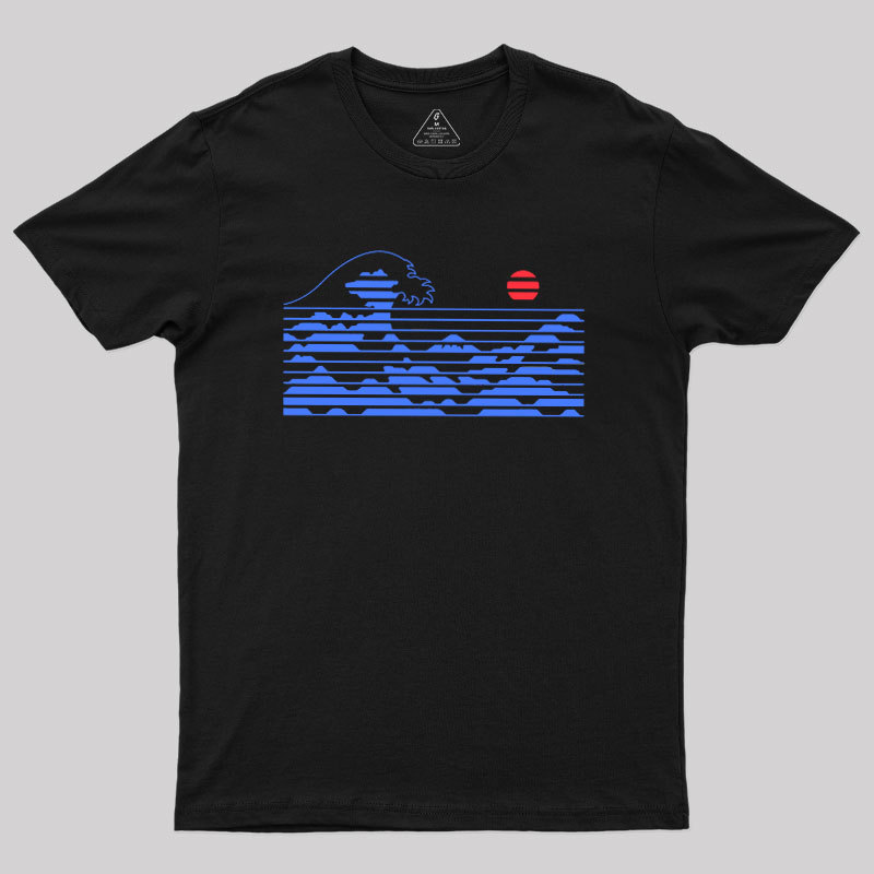 KANAGAWA STRIPE Geek T-Shirt