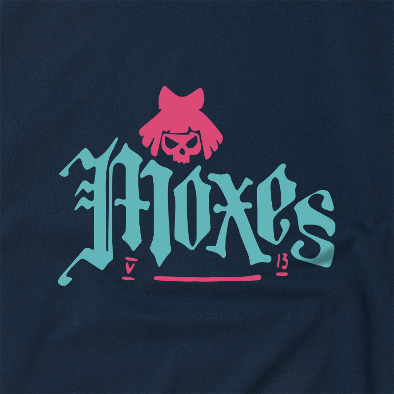 The Moxes-Cyberpunk Geek Retro Raglan T-Shirt