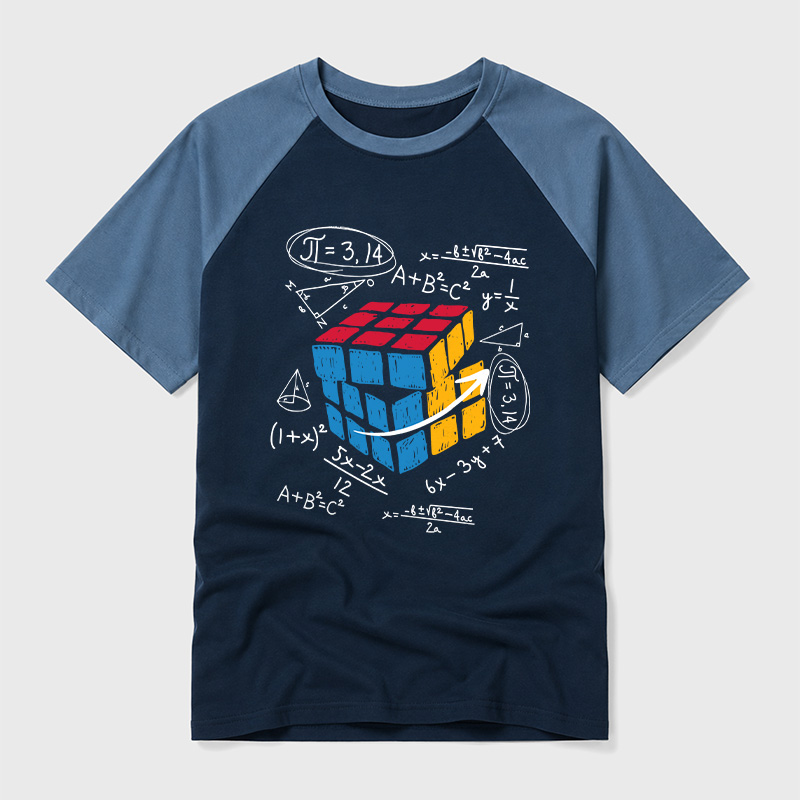 Math Problem Geek Retro Raglan T-Shirt