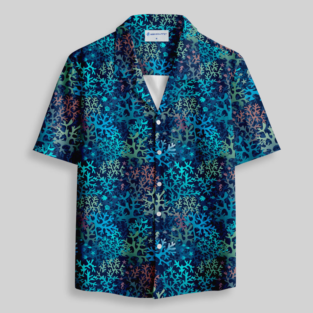 Geeksoutfit Medieval Science Fiction Map Button Up Pocket Shirt for Sale