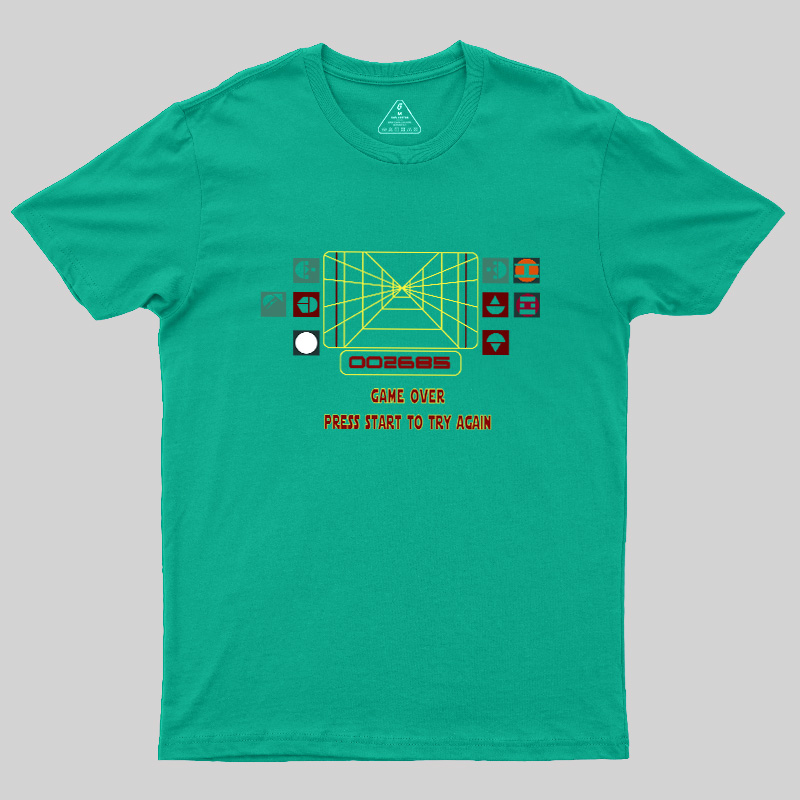 Star Raiders Game Over Geek T-Shirt