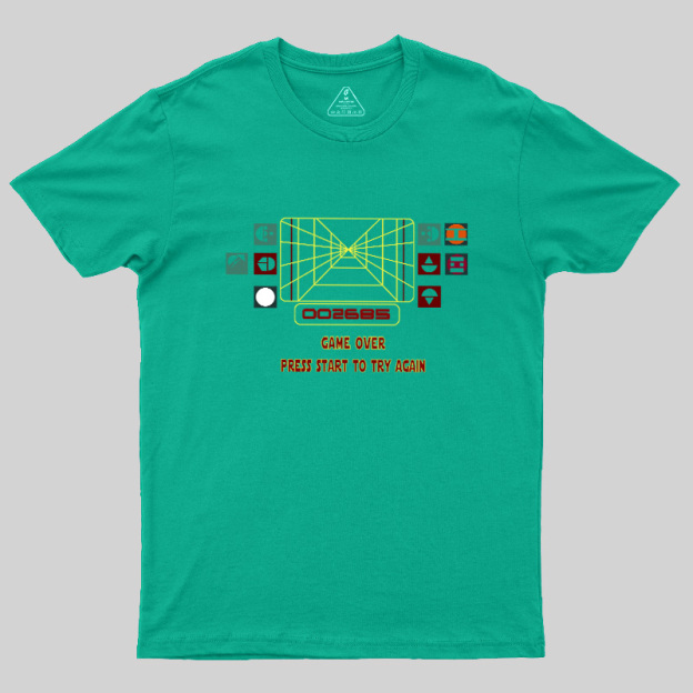 Star Raiders Game Over Geek T-Shirt