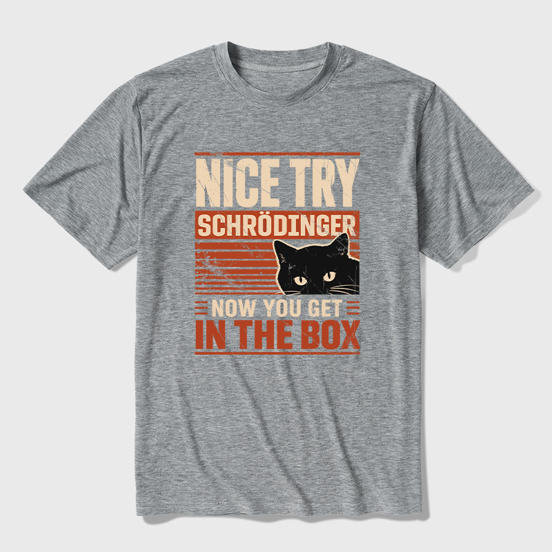 You Get Schrodinger's cat In The Box Ultra Soft Heather Tee