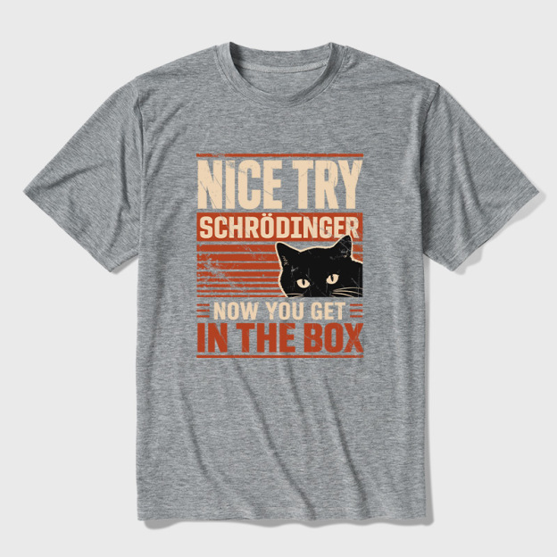 You Get Schrodinger's cat In The Box Ultra Soft Heather Tee