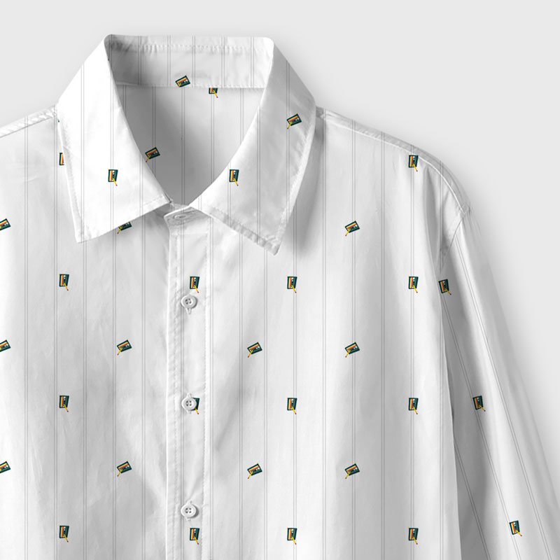 Retro Frequency Geek Long-Sleeved Shirt