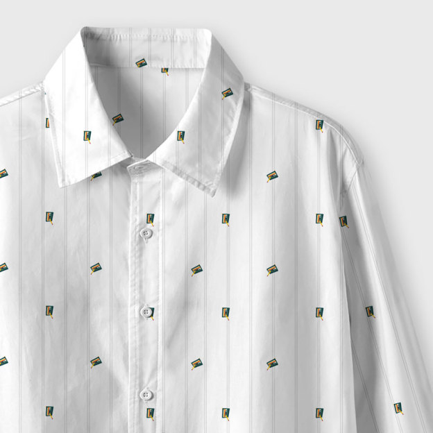 Retro Frequency Geek Long-Sleeved Shirt