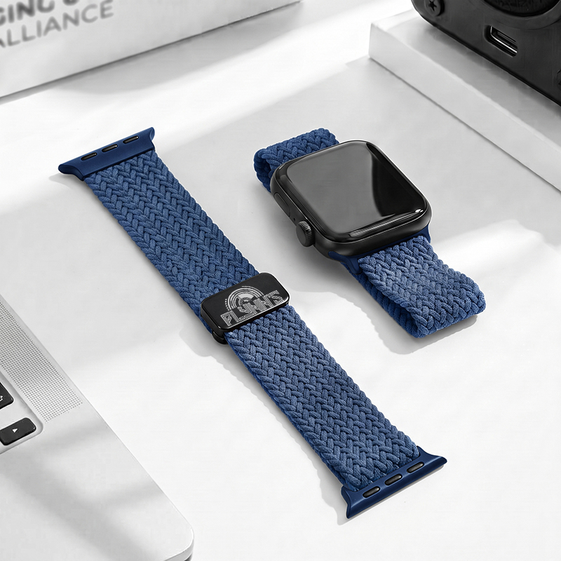 Flynn's Arcade Est 1982 Geek Braided Fabric Watchband
