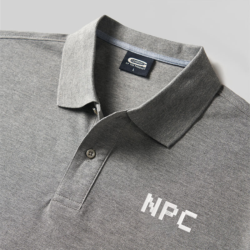 NPC Geek Embroidered Polo Shirt