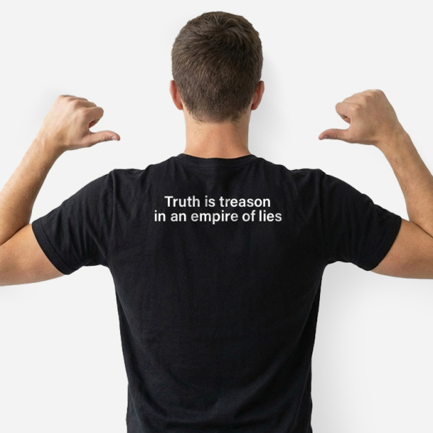 Truth Rebel Front and Back Printed T-Shirt