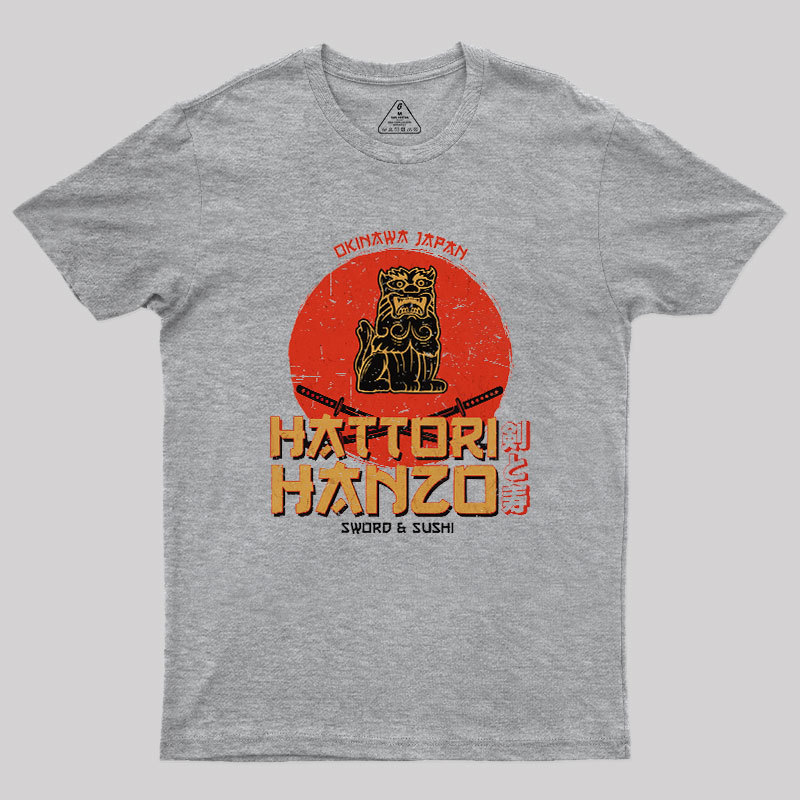 Hattori Hanzo Sword & Sushi Geek T-Shirt