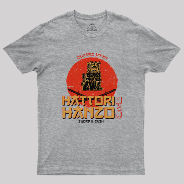 Hattori Hanzo Sword & Sushi Geek T-Shirt