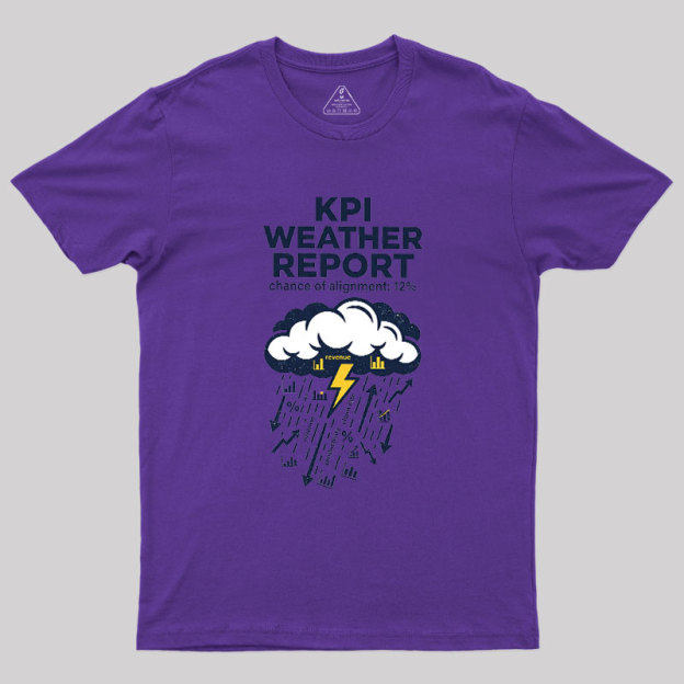 KPI Weather Report Geek T-Shirt