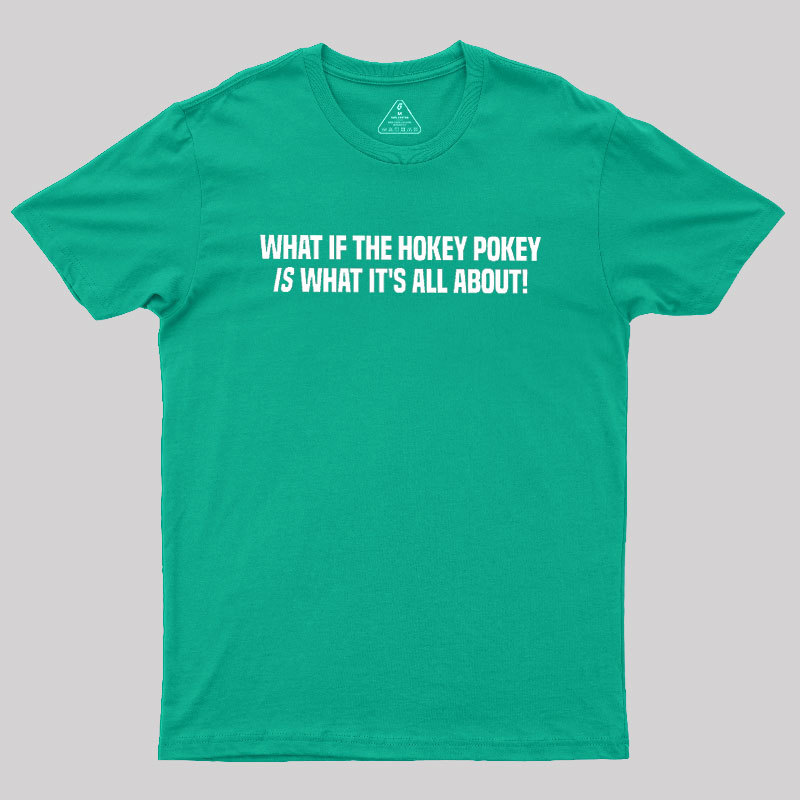 What If The Hokey Pokey Is What Its All About Geek T-Shirt
