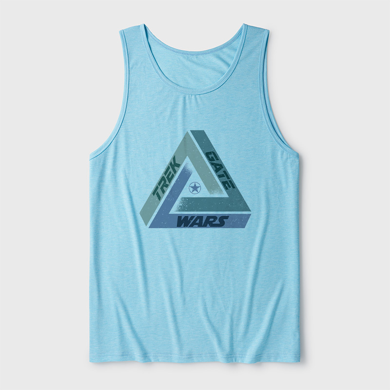 Sci-Fi Triangle Ultra Soft Heather Tank