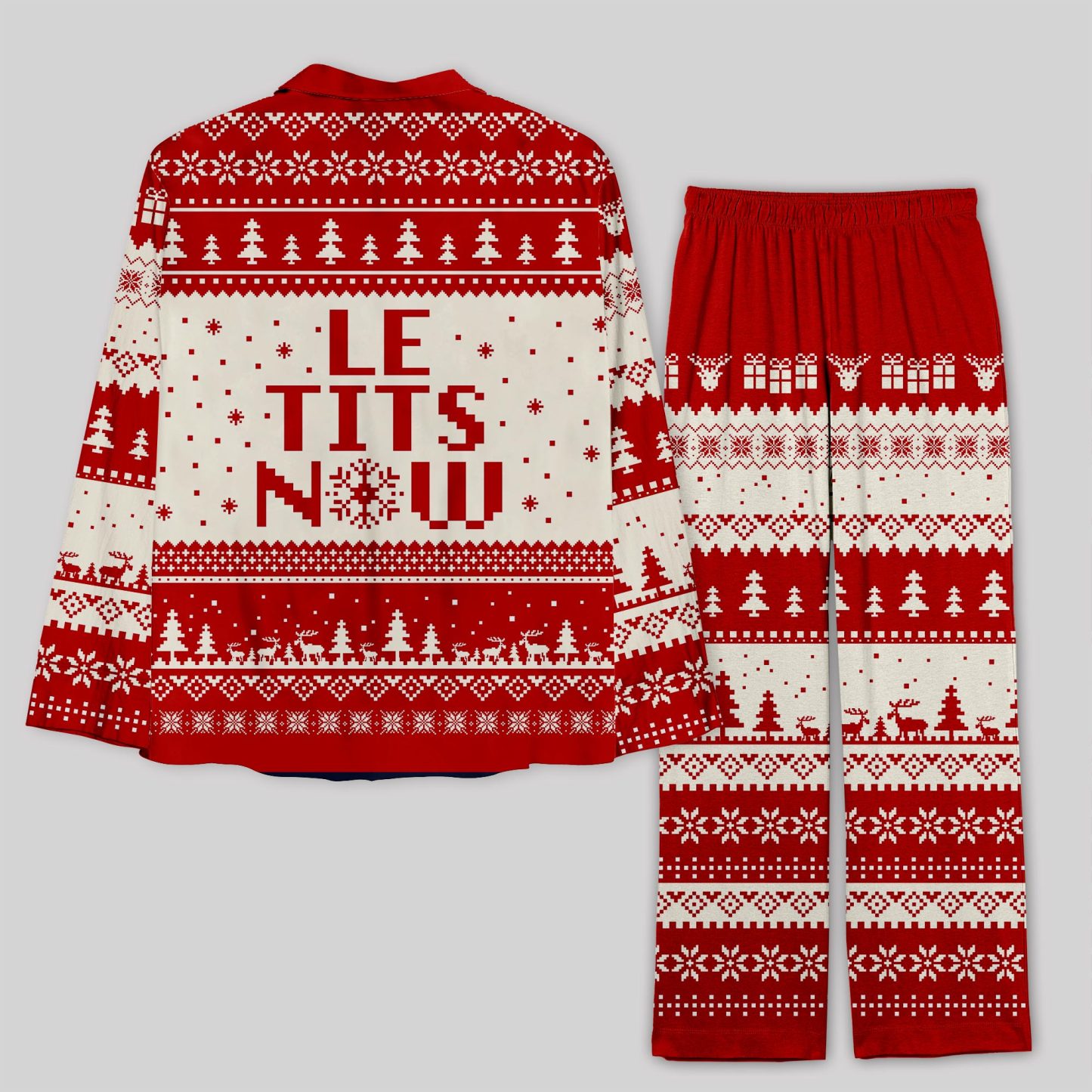 Le Tits Now Geek Pajama Sets