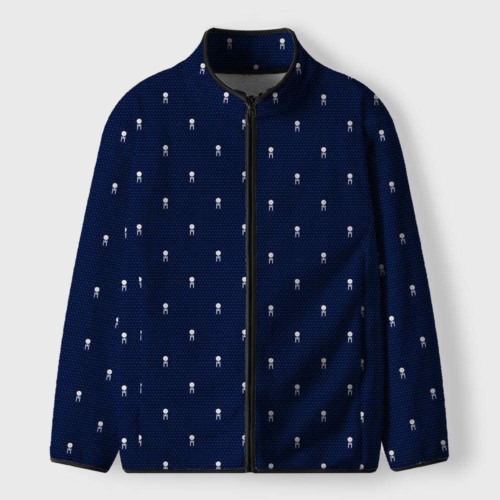 USS Enterpris Icon Geek Polar Fleece Full-Zip Jacket