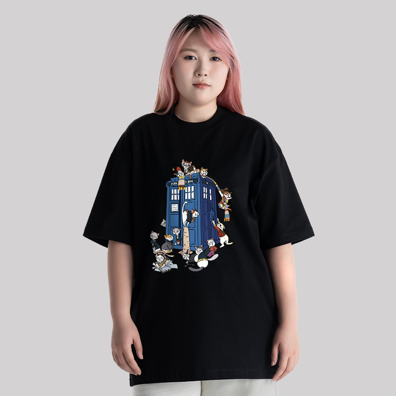 Doctor Cat Unisex Oversized T-shirt