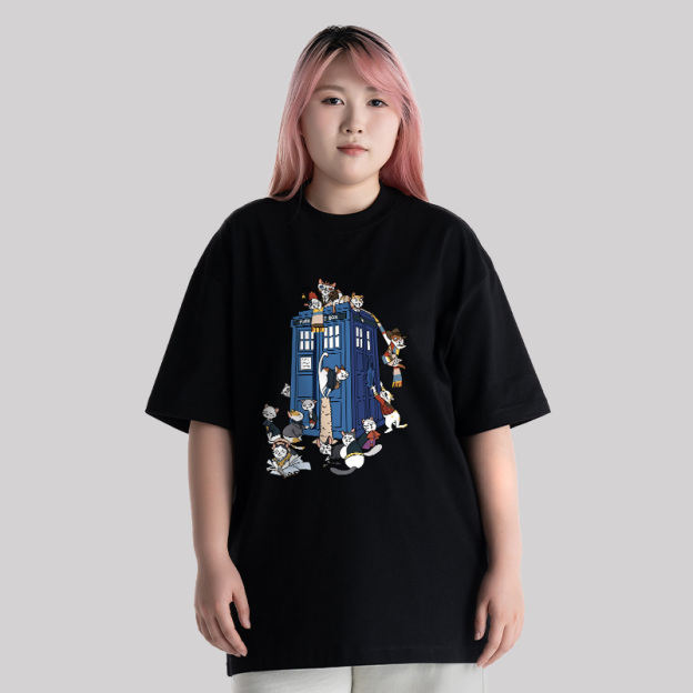 Doctor Cat Unisex Oversized T-shirt