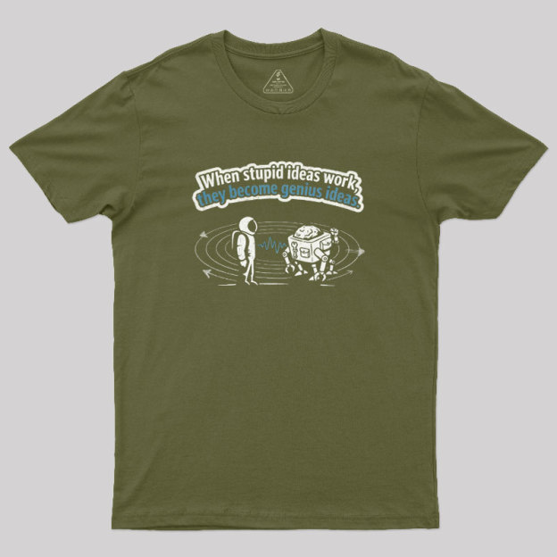 Stupid Genius Theory Geek T-Shirt