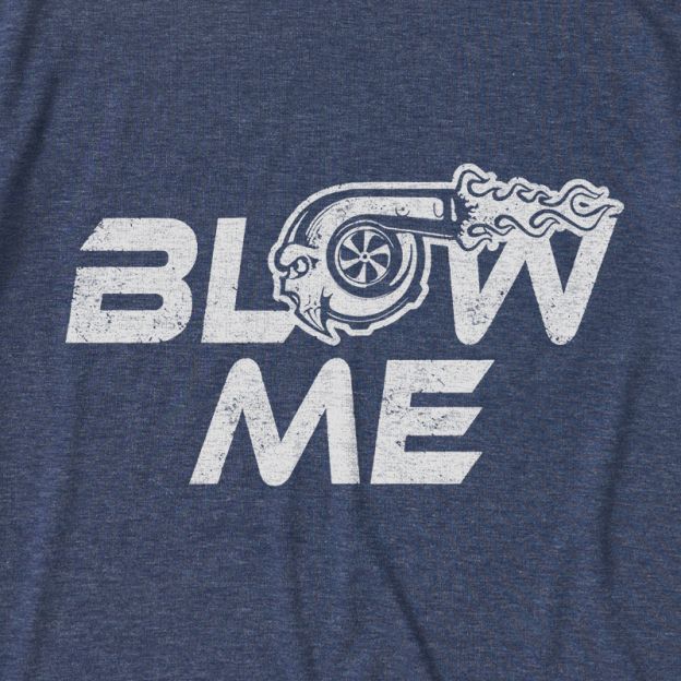 Blow Me Ultra Soft Heather Tee