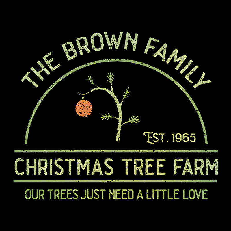 Vintage Christmas Tree Farm Geek T-Shirt