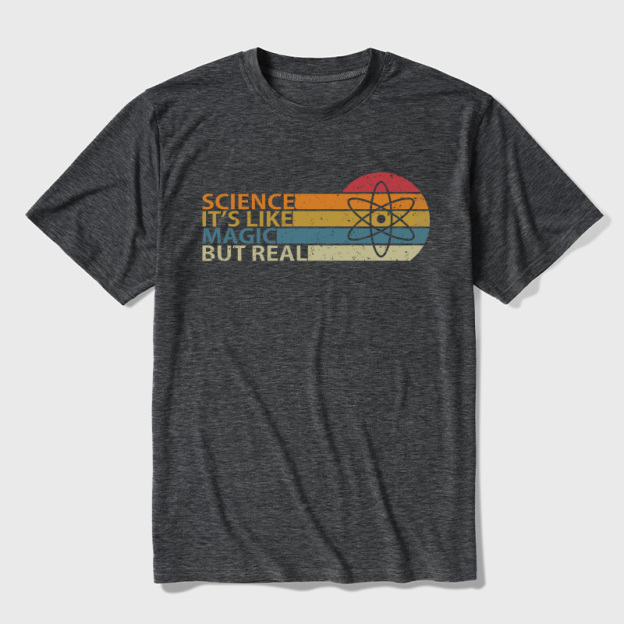 Science It's Like Magic But Real Ultra Soft Heather Tees