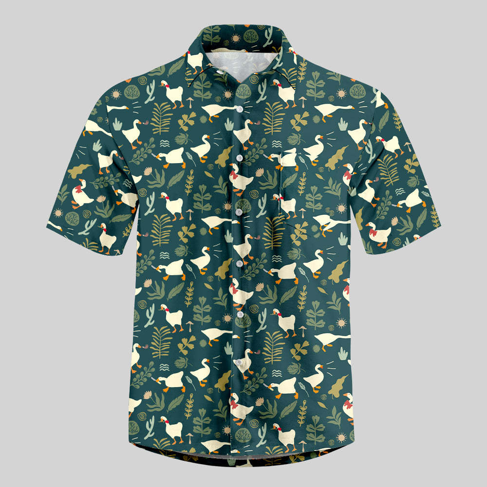 Geeksoutfit Goose Button Up Pocket Shirt for Sale